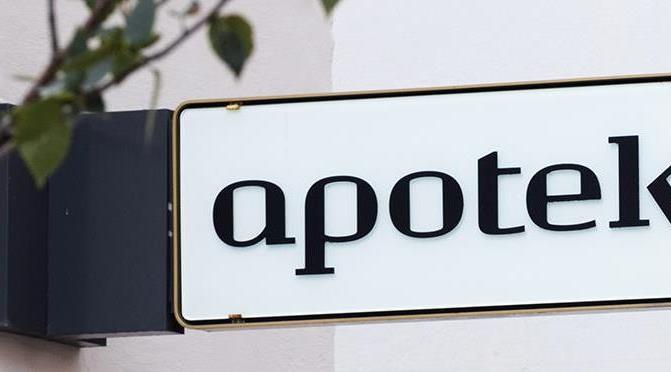 Apoteksskilt - logobrik